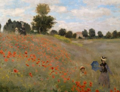 I papaveri ad Argenteuil da Claude Monet